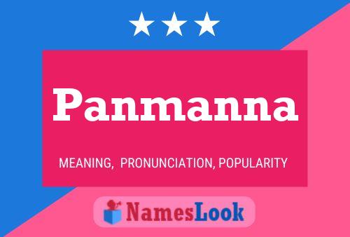 Panmanna Name Poster