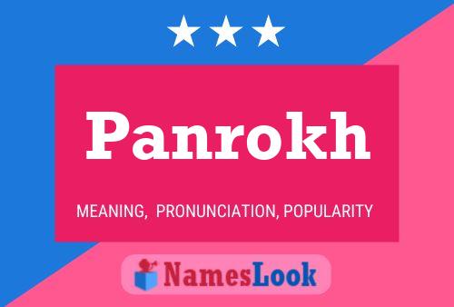 Panrokh Name Poster