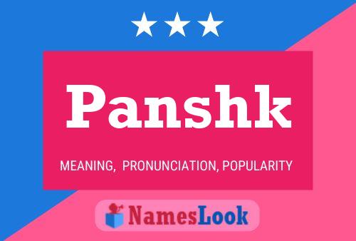 Panshk Name Poster