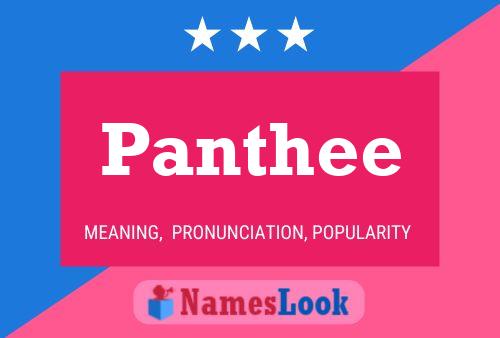 Panthee Name Poster