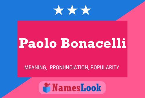 Paolo Bonacelli Name Poster