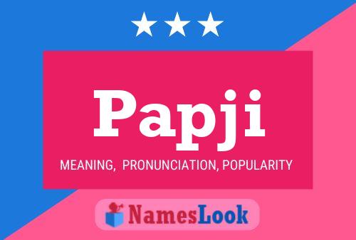 Papji Name Poster