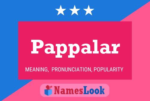 Pappalar Name Poster