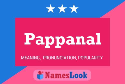 Pappanal Name Poster