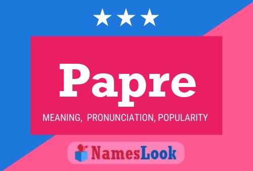 Papre Name Poster