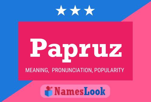 Papruz Name Poster