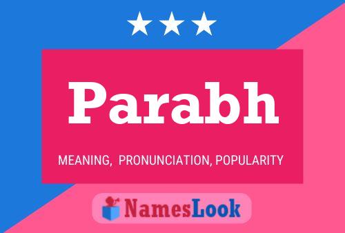 Parabh Name Poster