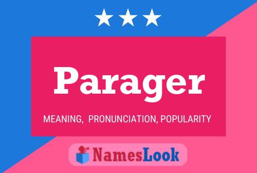 Parager Name Poster