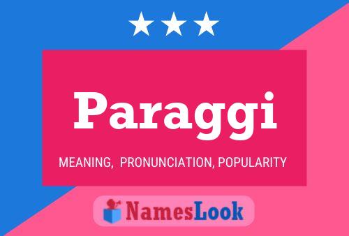 Paraggi Name Poster