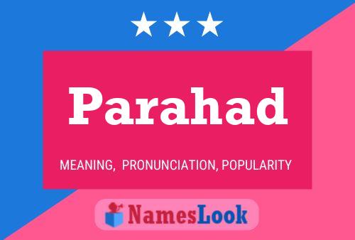 Parahad Name Poster