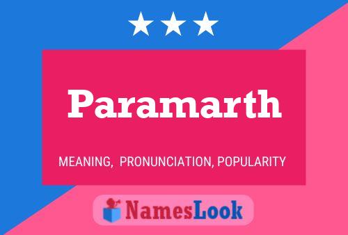 Paramarth Name Poster