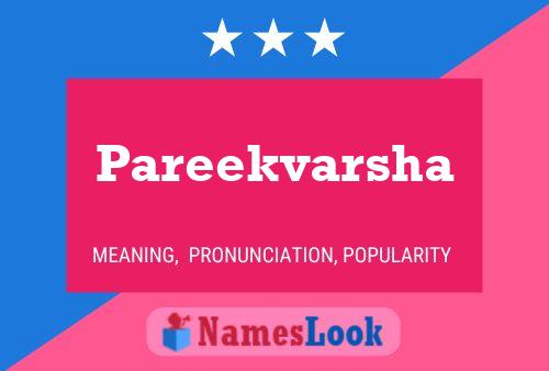 Pareekvarsha Name Poster