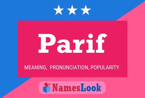 Parif Name Poster