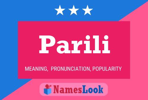 Parili Name Poster