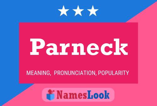 Parneck Name Poster