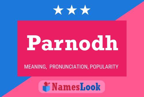 Parnodh Name Poster