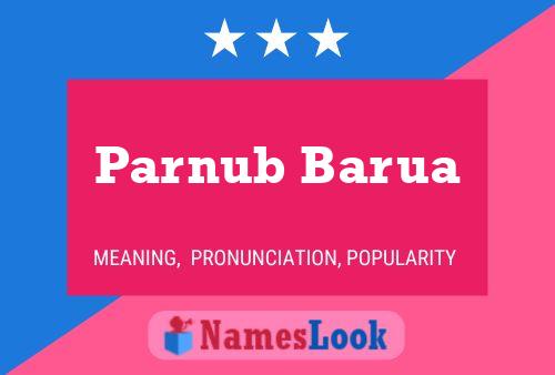 Parnub Barua Name Poster