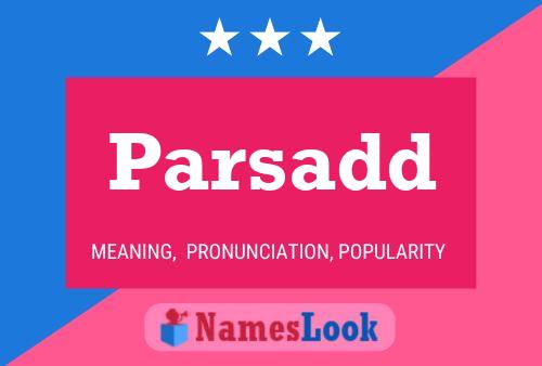 Parsadd Name Poster