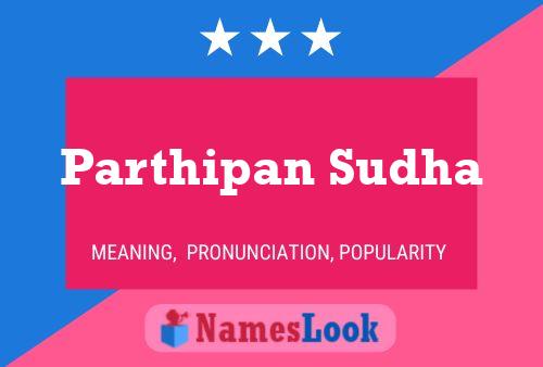 Parthipan Sudha Name Poster