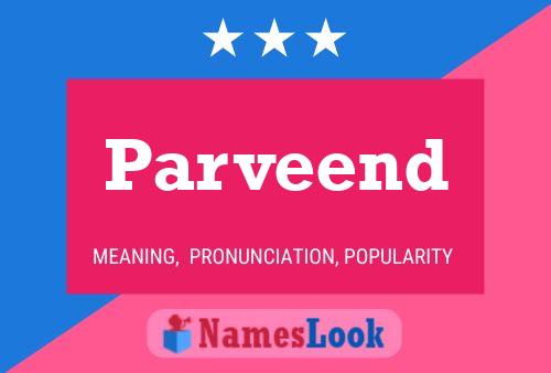 Parveend Name Poster