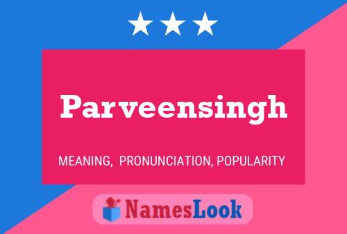 Parveensingh Name Poster