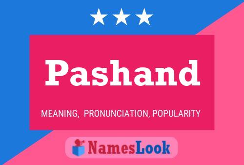 Pashand Name Poster