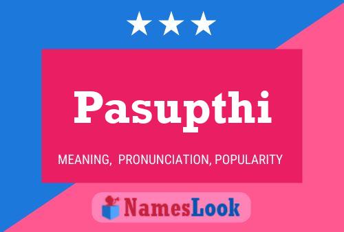 Pasupthi Name Poster