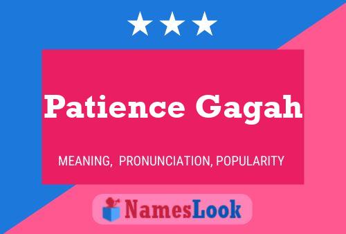 Patience Gagah Name Poster