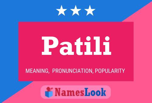 Patili Name Poster