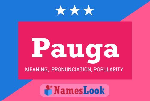 Pauga Name Poster