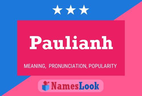 Paulianh Name Poster