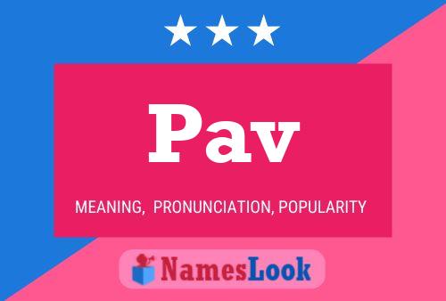 Pav Name Poster