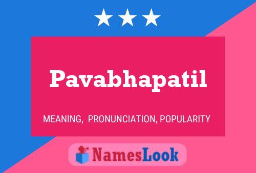 Pavabhapatil Name Poster