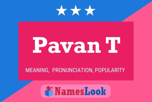 Pavan T Name Poster