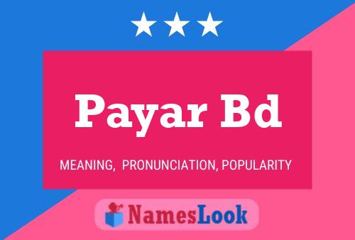 Payar Bd Name Poster