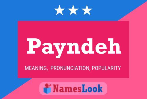 Payndeh Name Poster