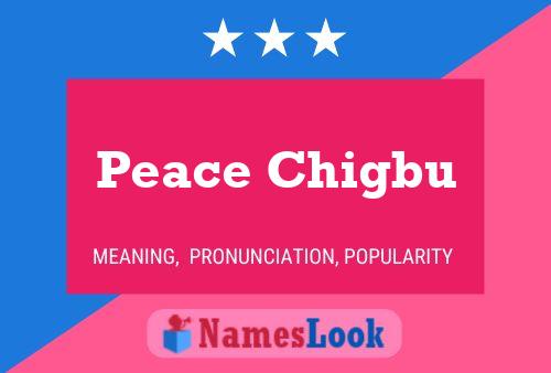 Peace Chigbu Name Poster