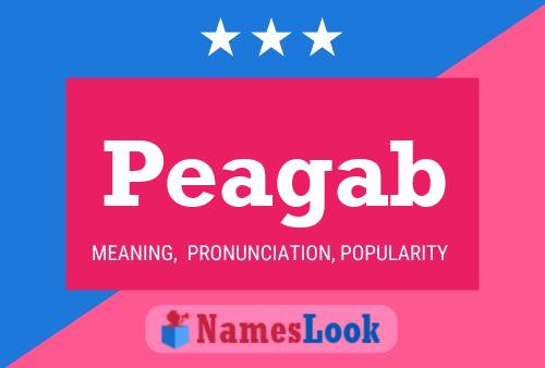 Peagab Name Poster