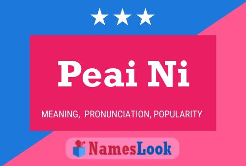 Peai Ni Name Poster