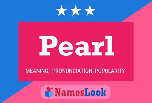 Pearl Name Poster