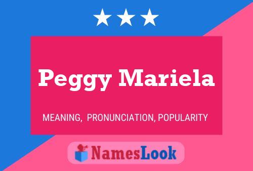 Peggy Mariela Name Poster