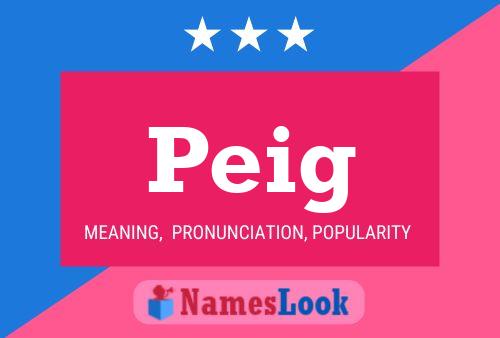 Peig Name Poster