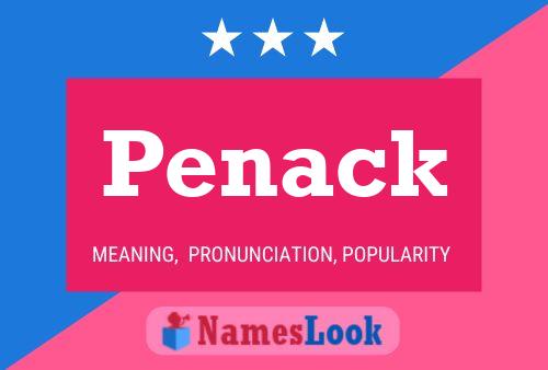 Penack Name Poster