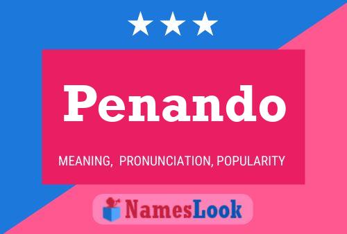 Penando Name Poster