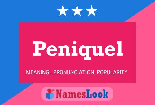 Peniquel Name Poster