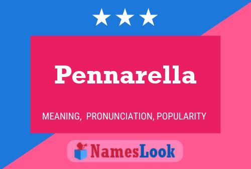 Pennarella Name Poster