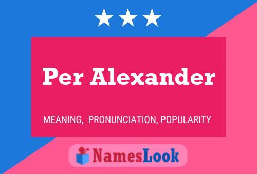 Per Alexander Name Poster