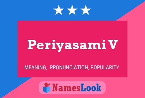 Periyasami V Name Poster