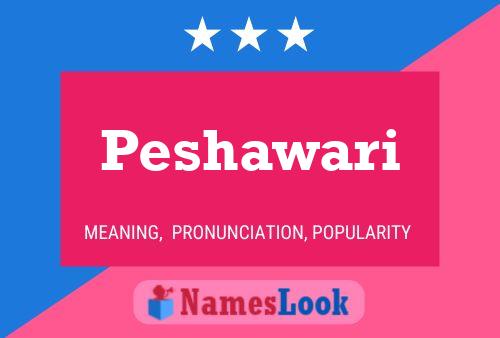 Peshawari Name Poster