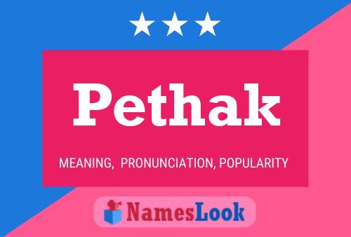 Pethak Name Poster